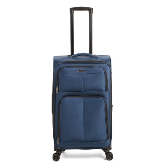 DEJUNO Navy 26in Midland Softside Spinner - Picture 1 of 2